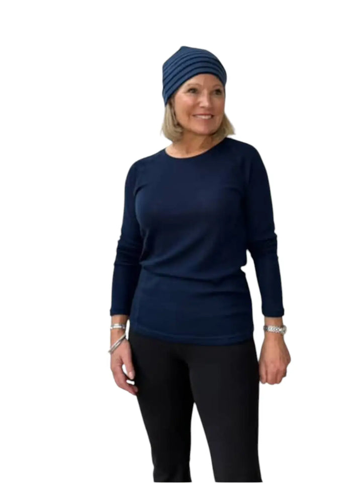 Long Sleeved Crew Neck Top 180gsm (Rib)