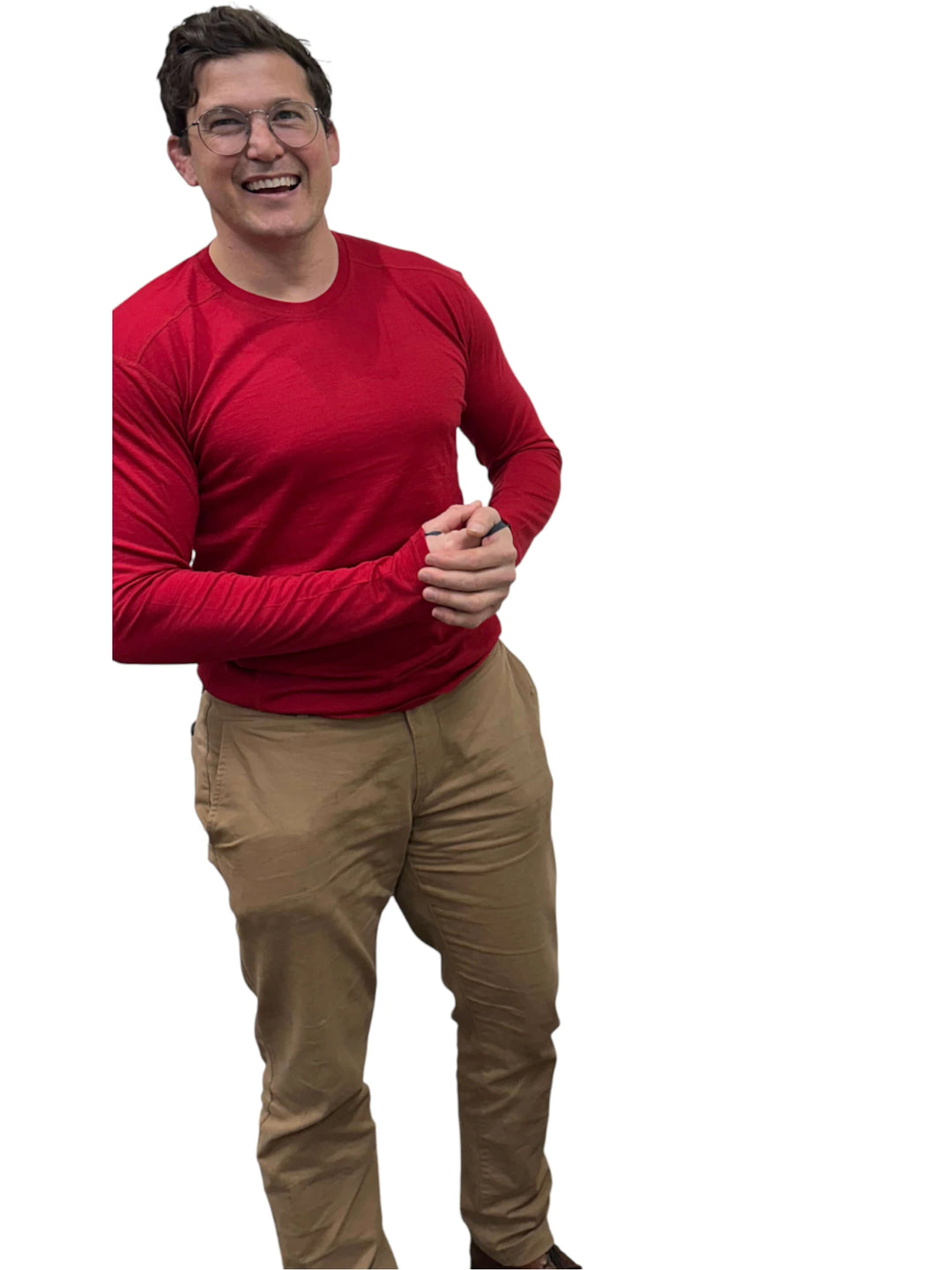 Long Sleeved Crew Neck Top 180g