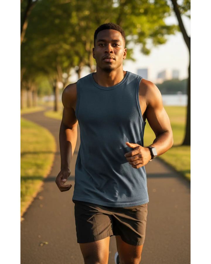 Sleeveless Crew Neck Top