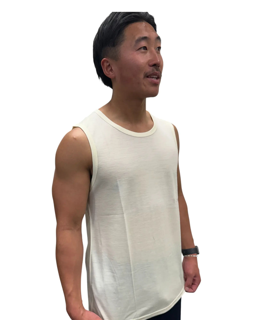 Sleeveless Crew Neck Top