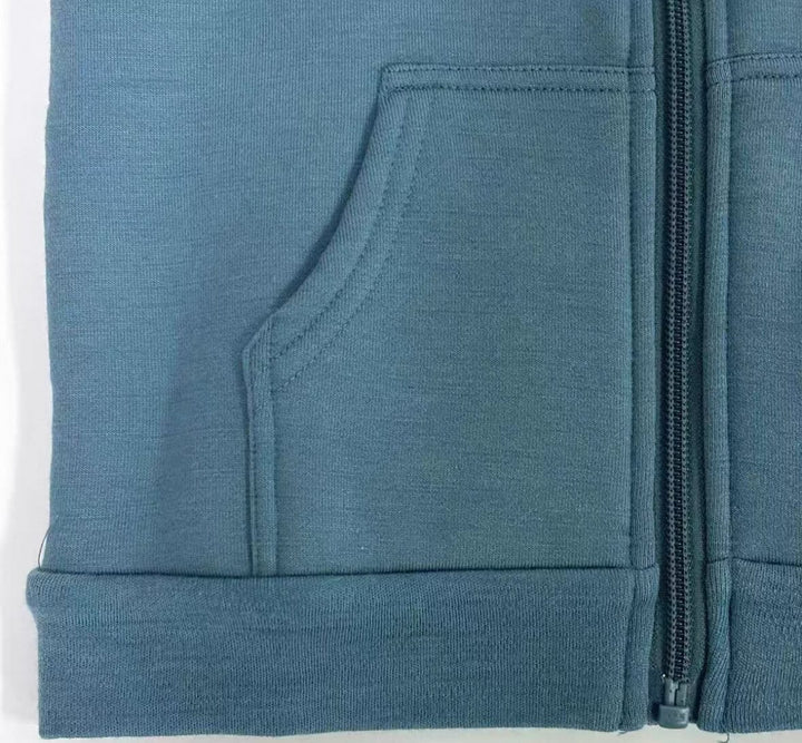 100% Merino Fleece Zip Hoody Jacket 300g