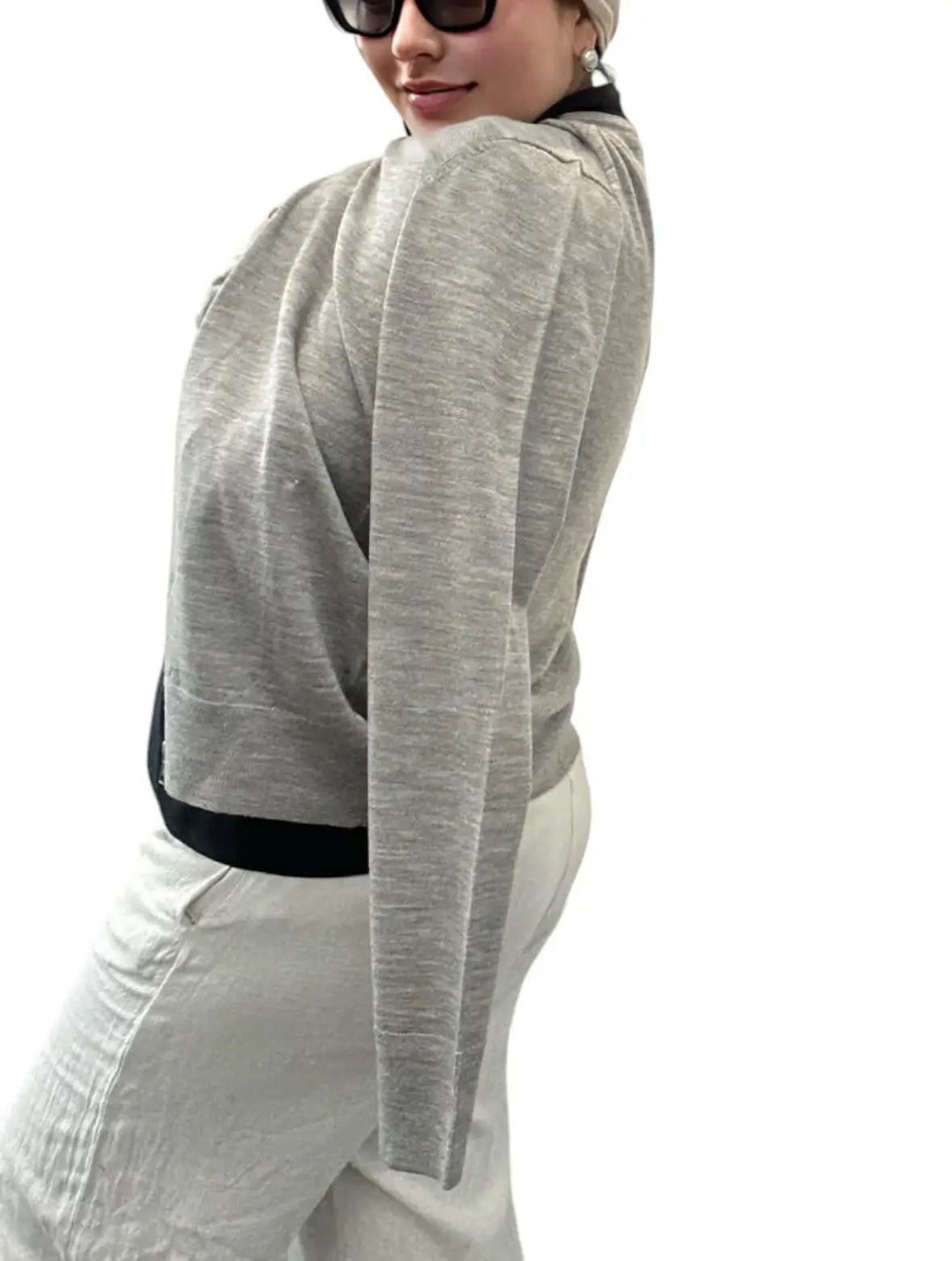 Fine knit cardigan