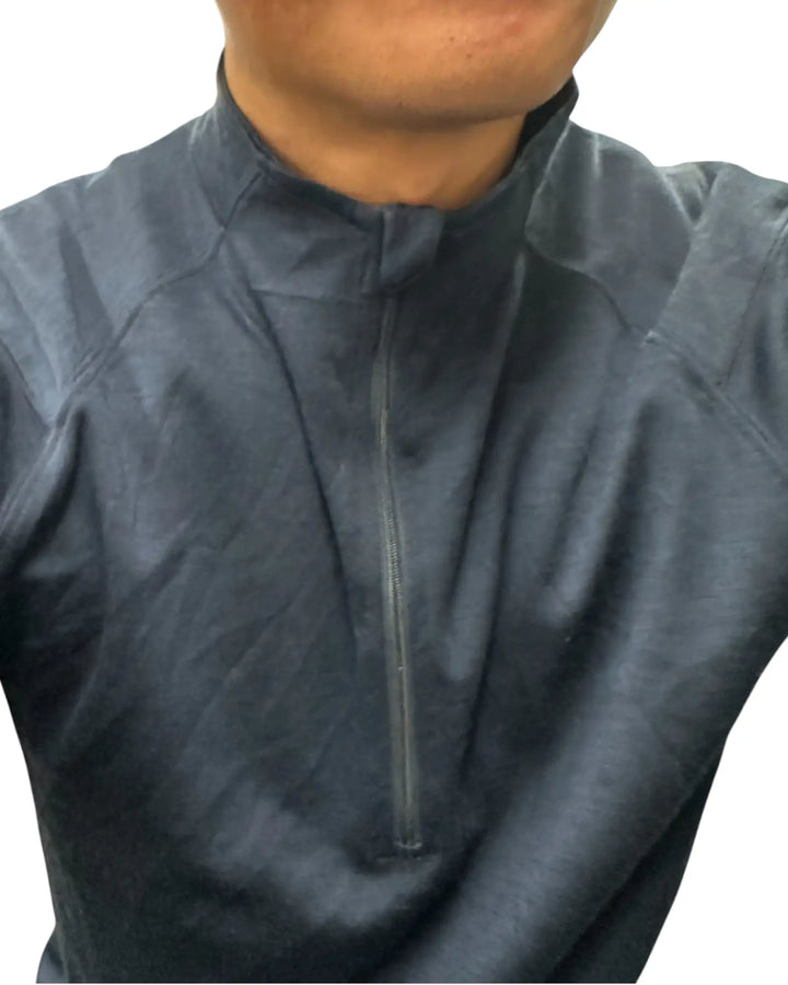 Zip Neck Top 230g
