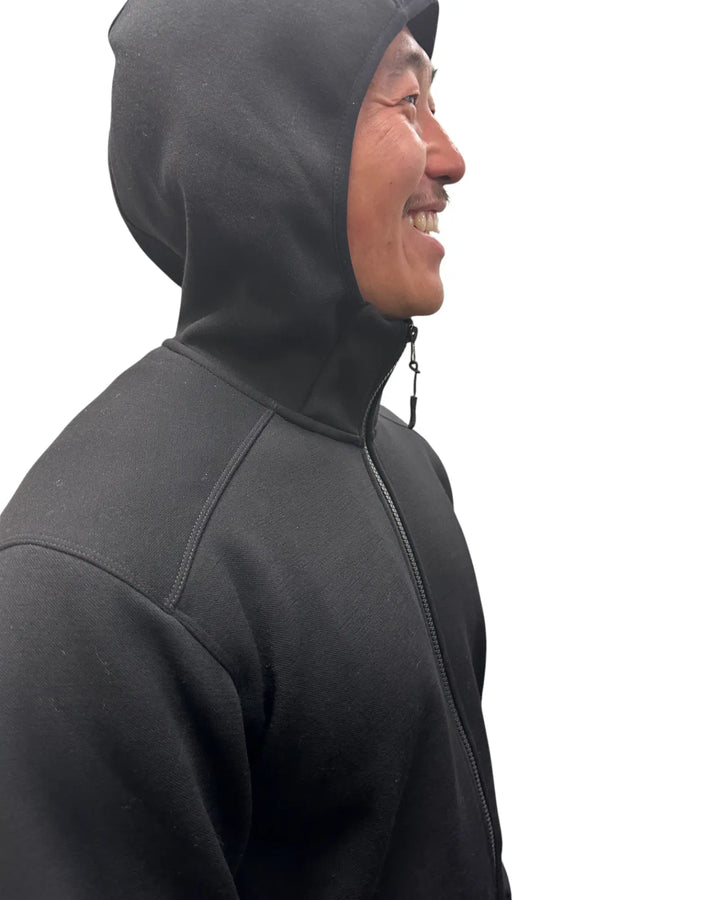 Wool Fleece Hoody Jacket 400gsm