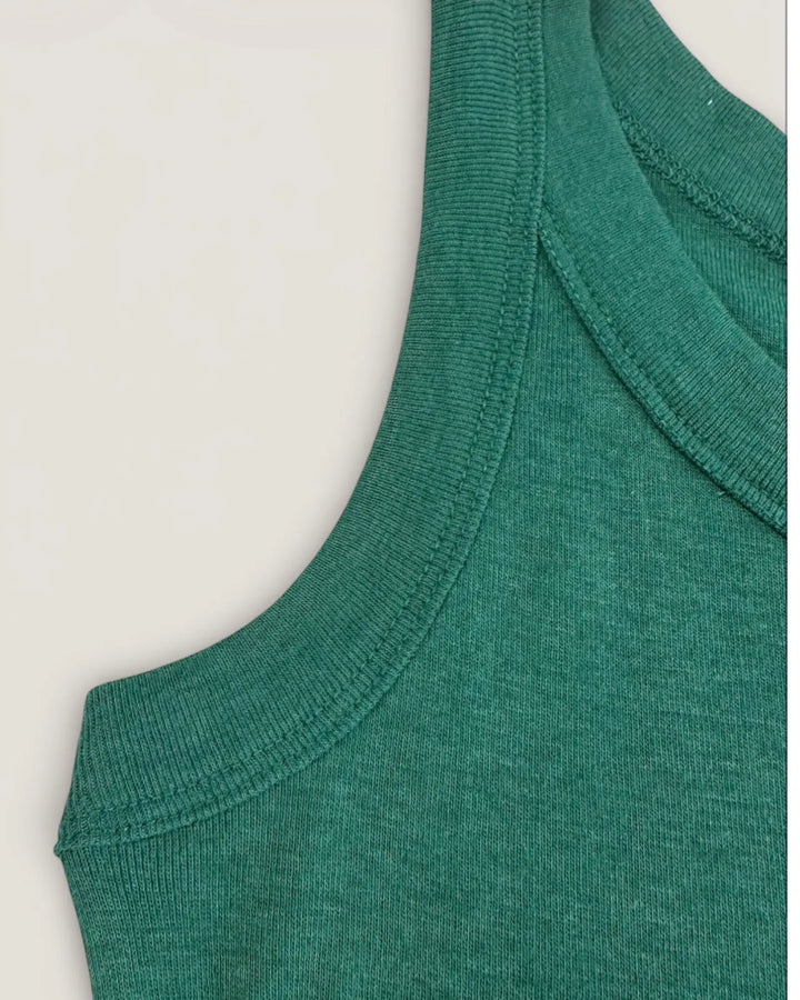 Sleeveless Scoop Top - Rib