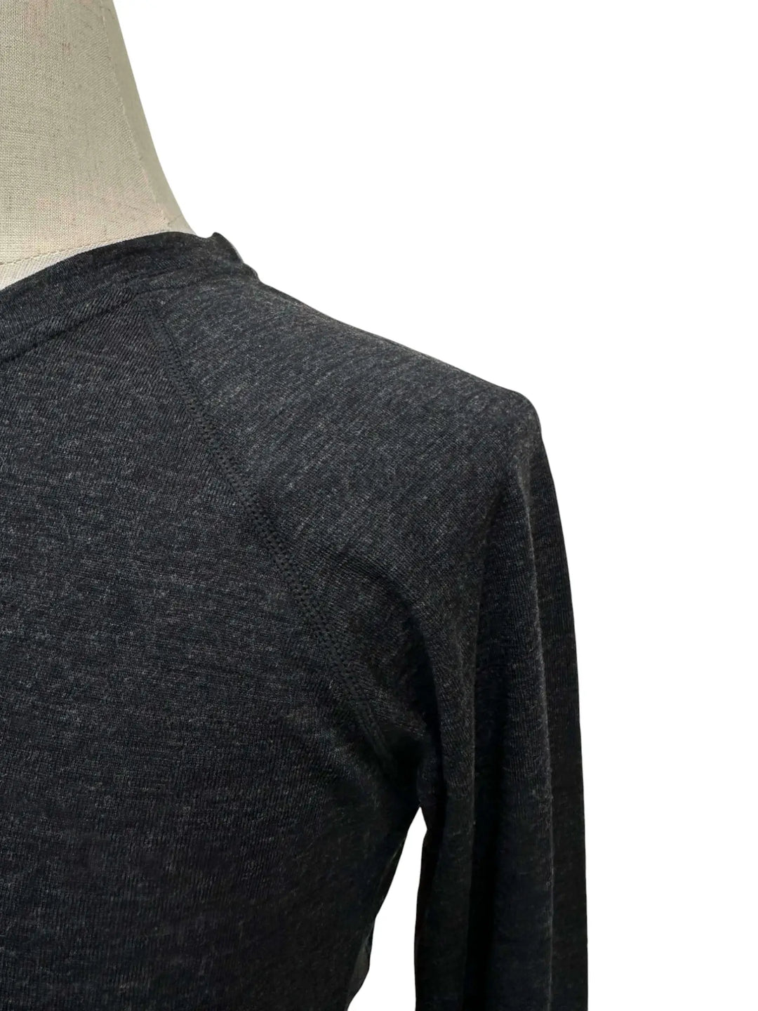 Long Sleeved Crew Neck Top 200g(Rib)