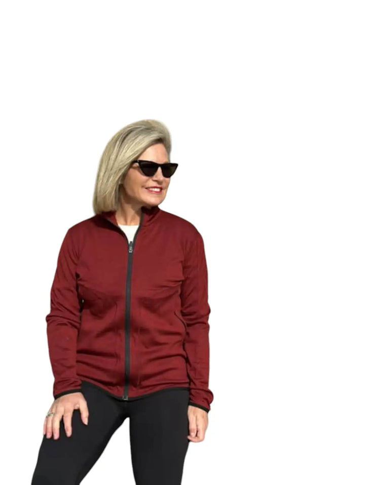 100% Wool Zip Jacket 350g