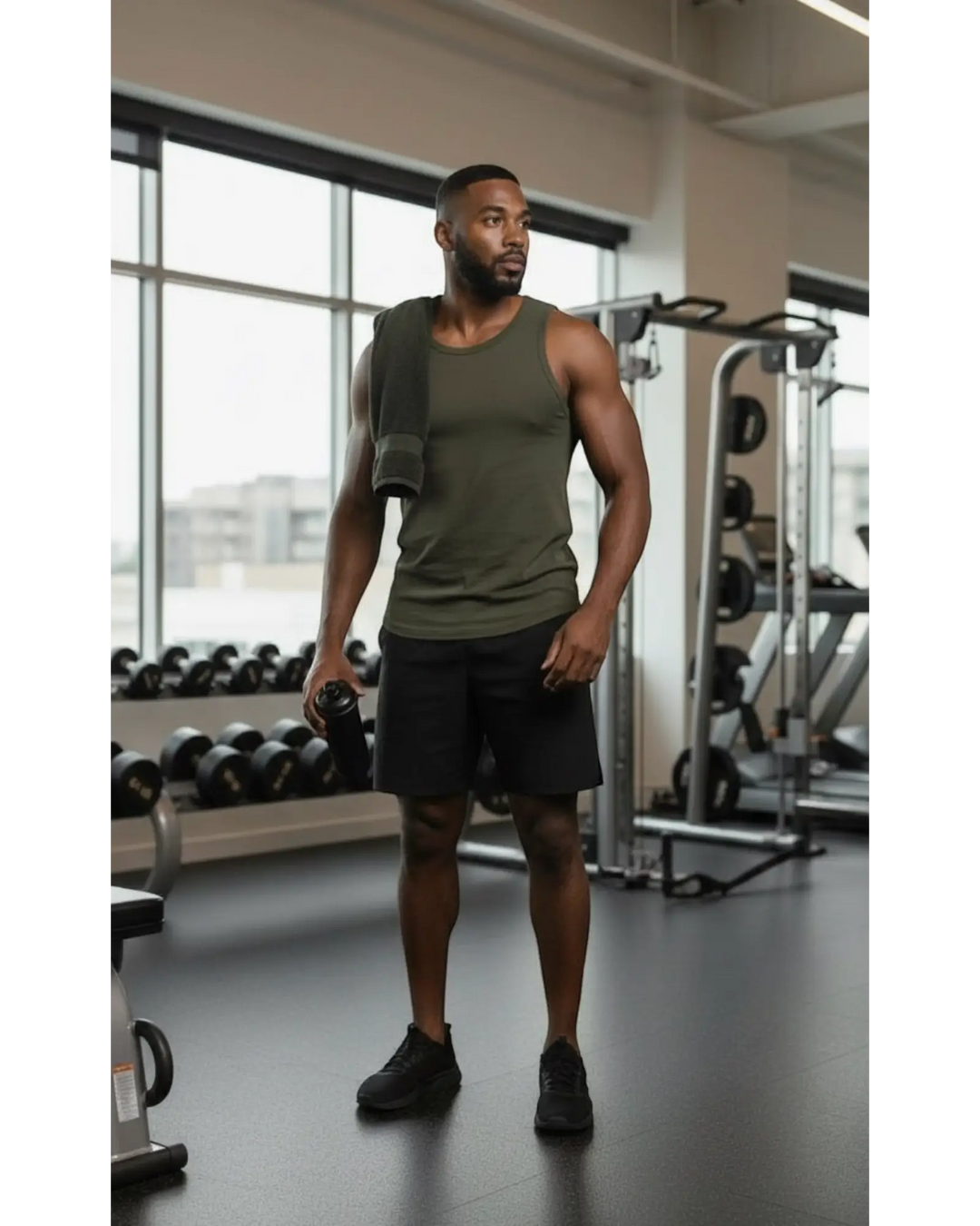 Sleeveless Crew Neck Top