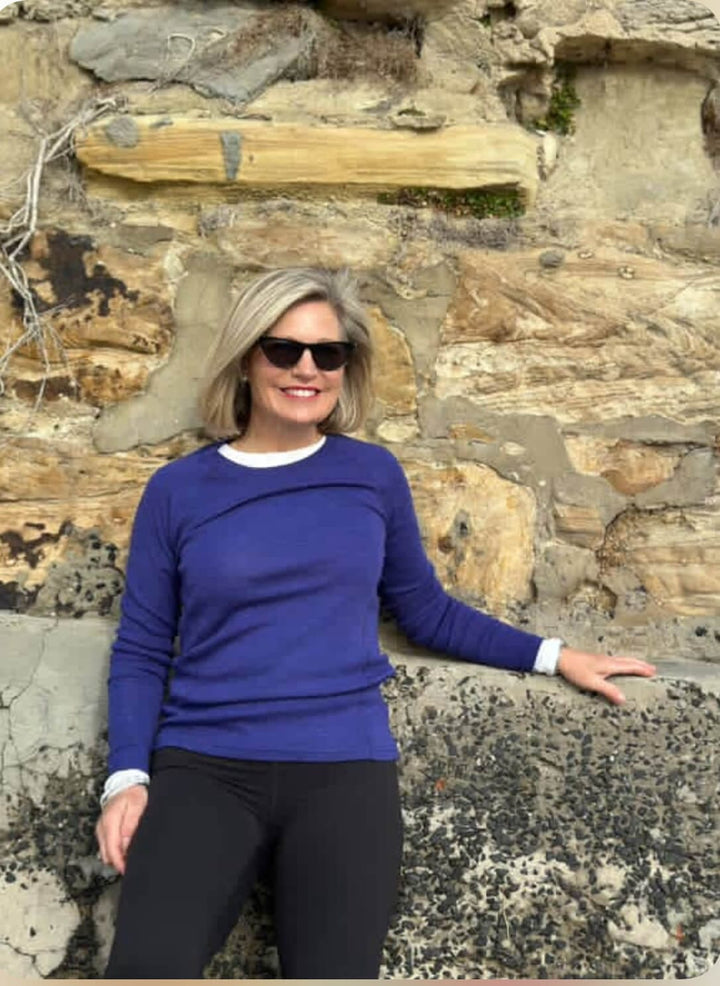 Long Sleeved Crew Neck Top 230g(Rib)