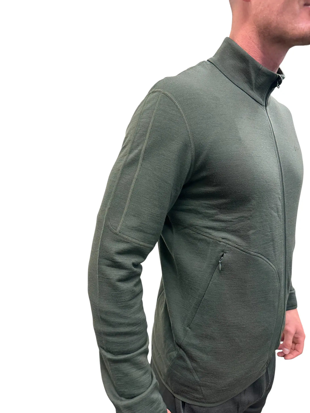 Wool Fleece Zip Jacket 260g