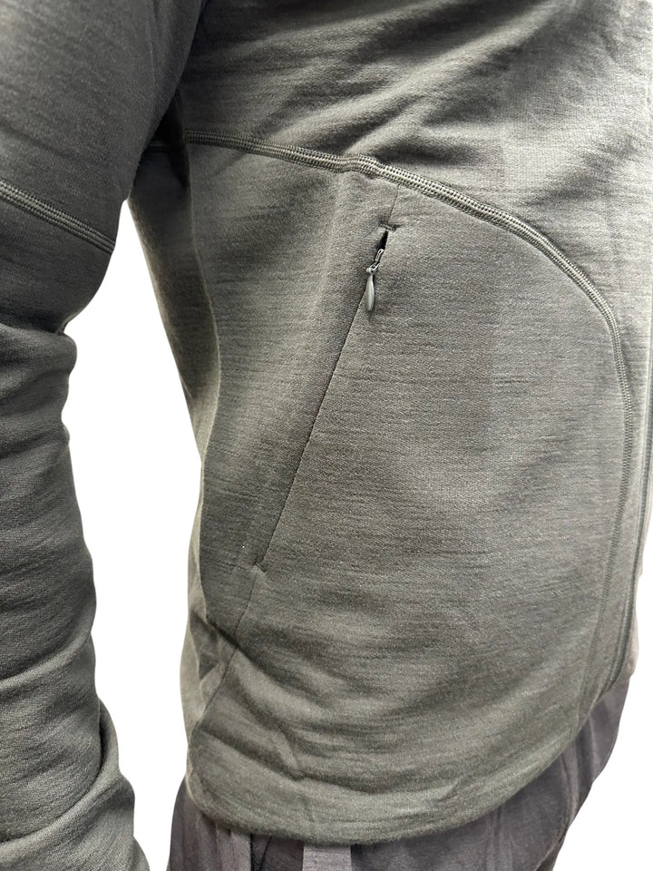 Wool Fleece Zip Jacket 260g