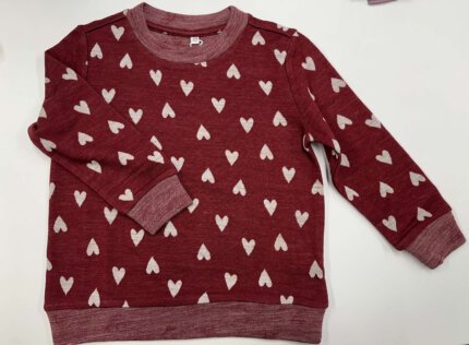 Kids' Crew Neck Sweater –100%Merino Wool, 250gsm