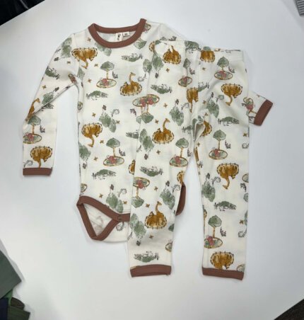 Kids’ Superfine Merino Long-Sleeve Bodysuit Set