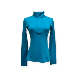 Zip Neck Top 220g 1 Merino wool zip neck tops warm breathable base layer for outdoor activities